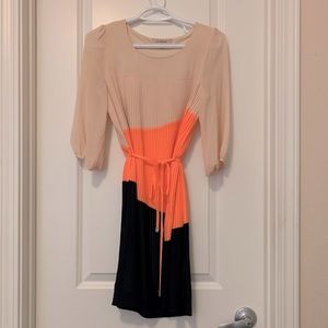 MIDI dress asymmetric design